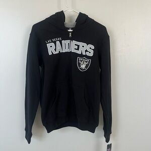 NFL Las Vegas Raiders Black Full-Zip Hoodie